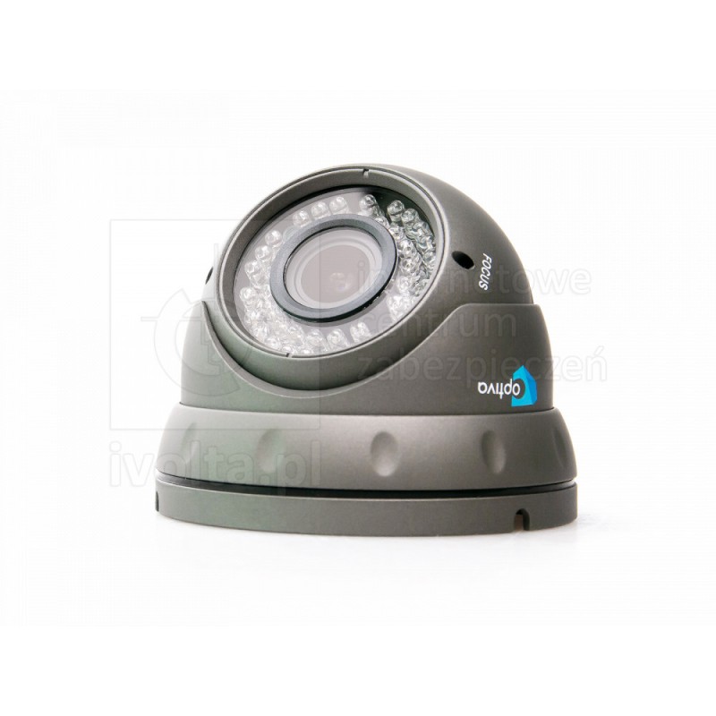 Kamera 4w1, typu domed, 5Mpix, z obiektywem MotoZoom 2.8-12mm i promiennikiem IR 40m, IP66 VOHDX953MZ OPTIVA2B