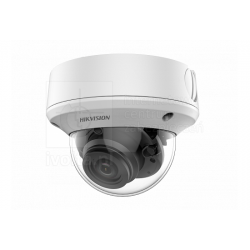Kamera 4w1 wandaloodporna typu Domed, 5Mpix, z ob. 2,7-13,5mm i promiennikiem EXIR 40m, IP67 IK10, (2.7-13.5mm) HIKVISION
