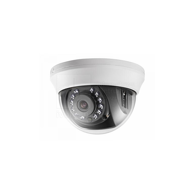 Kamera HD-TVI, typu Domed, 2Mpix/1080p, z obiektywem 3,6mm i promiennikiem IR 20m (3.6mm) HIKVISION