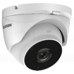 Kamera HD-TVI, typu Domed, 2Mpix, WDR 120db, z moto-zoom 2,8~12mm i EXIR 40m, IP67, 12VDC / PoC.af (2.8-12mm) HIKVISION