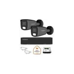 Zestaw do monitoringu IP Easycam 2 kamery POE EC-IP-B8MP30DL-G 8MPx