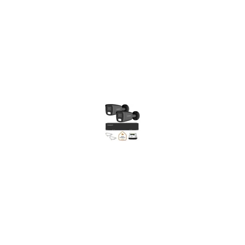 Zestaw do monitoringu IP Easycam 2 kamery POE EC-IP-B8MP30DL-G 8MPx